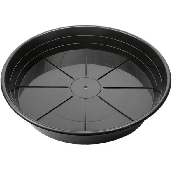 SunPack UV-Resistant Plastic Plant Saucer, 14" Inside Diameter