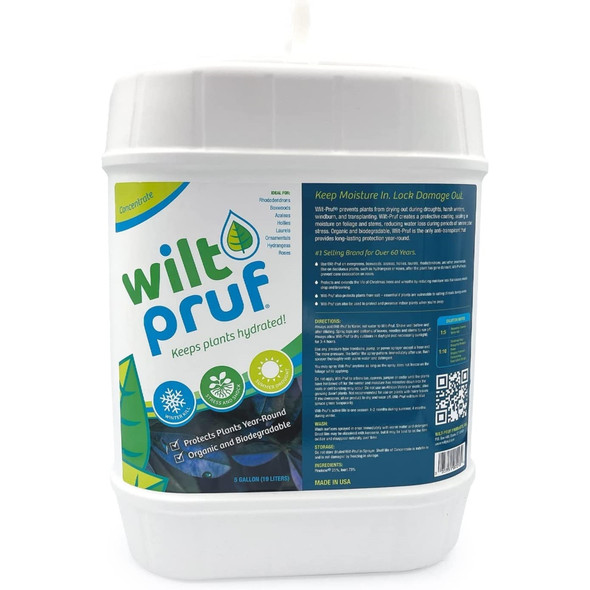 Wilt-Pruf Organic Moisture-Locking Anti-Transpirant Concentrate, 5 Gallons
