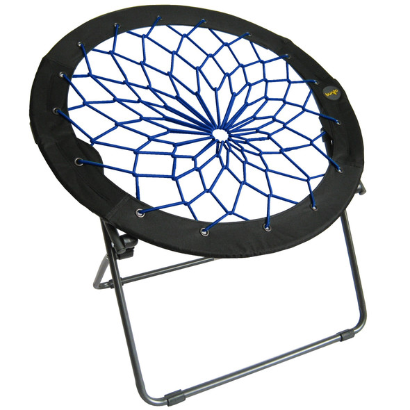 Zenithen Limited Bungee Folding Dish Chairs, Indigo (Pack of 1) (Reboxed)