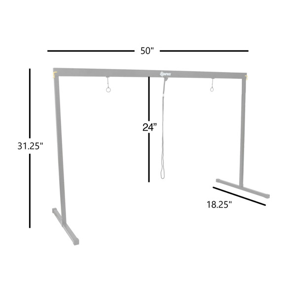 SUNPACK Metal Grow Light Stand, Black, 50in