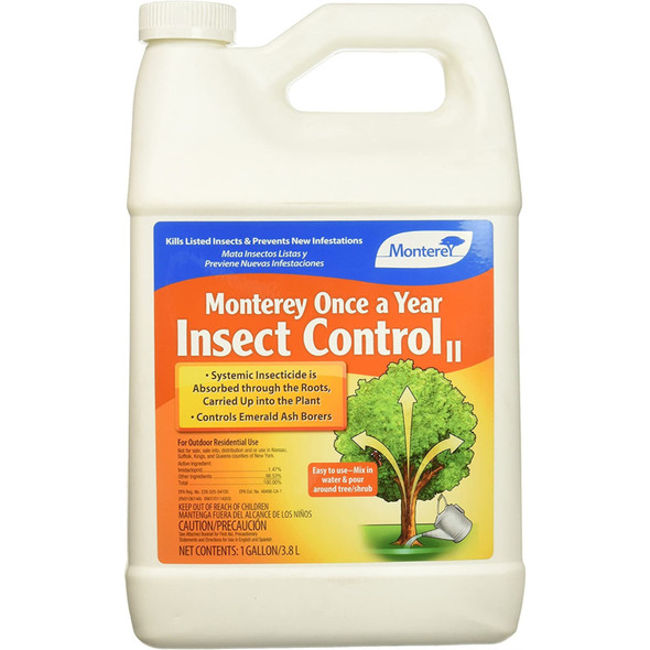 Monterey Once A Year Insect Control II Insecticide, 1 Gallon Concentrate