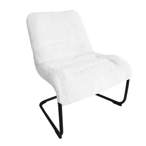 rio brands silver steel frame chaise lounge