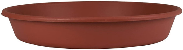 The HC Companies Plastic Classic Garden Planter Saucer, Terra Cotta -10" Diameter