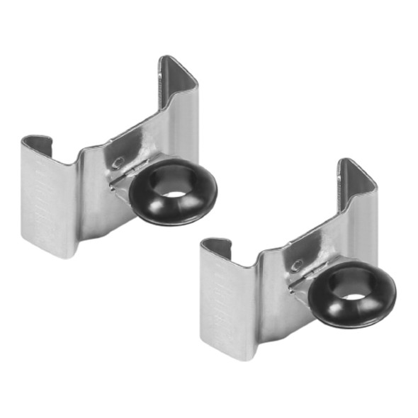 SUNPACK Hanging Metal S Clips, Silver (2 Per Pack)