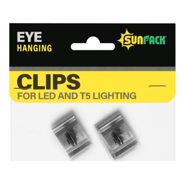 SUNPACK Hanging Metal S Clips, Silver (2 Per Pack)