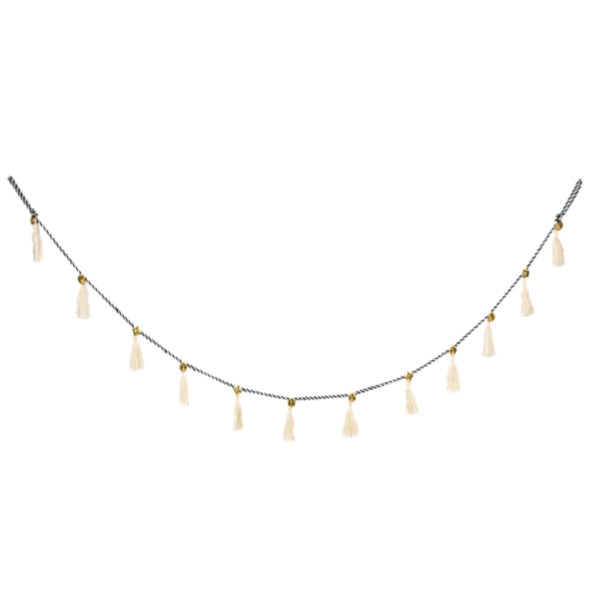 Ganz Holiday Decorations, Tassels with Jingle Bells Garland, 72 Inches