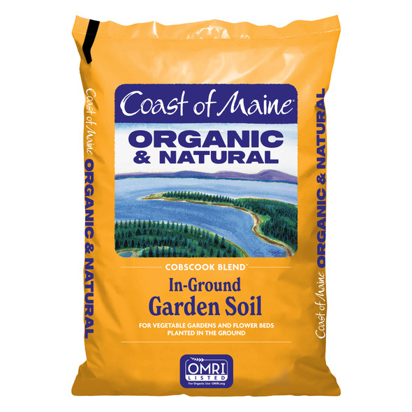 Coast of Maine Cobscook Blend Organic and Natural In-Ground Soil for Vegetable Gardens and Flower Beds