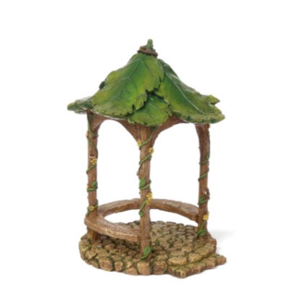 Marshall Home & Garden Fairy Garden Woodland Knoll Collection, Forest Gazebo