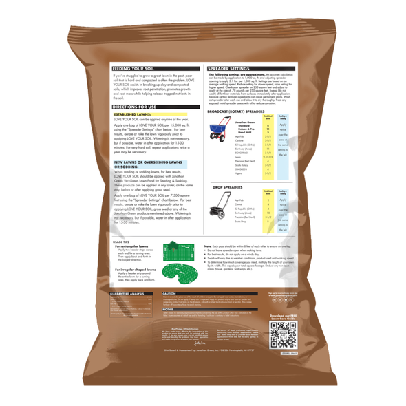 Jonathan Green Love Your Soil, Natural Soil Food for Lawns in Hard Soils