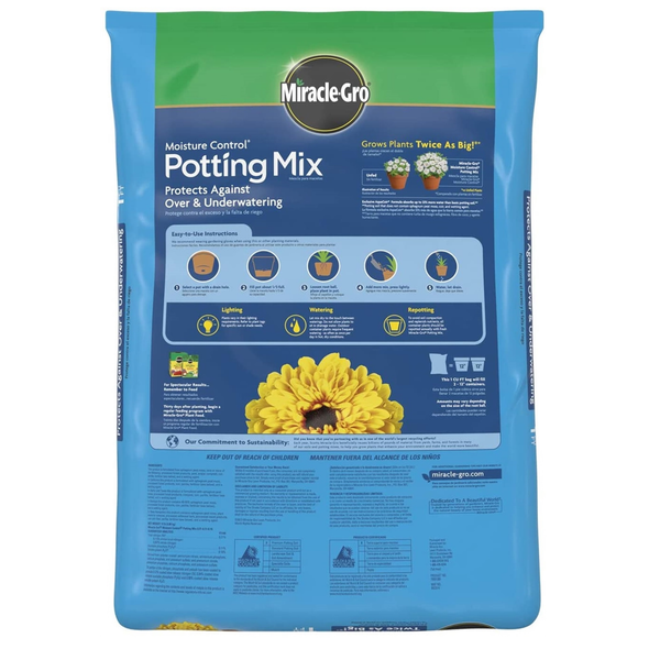 Miracle-Gro Moisture Control Potting Soil Mix