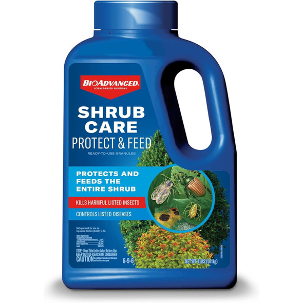 BioAdvance Shrub Care, Protect & Feed the Entire Shrub, Ready to Use Granules, 4lb
