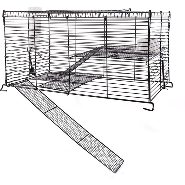 Ware Chew Proof Small Animal High Rise – 3-Level Tank Topper Cage for Small Pets – Fits 10-Gallon Aquariums (Not Included)