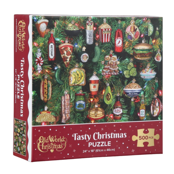 Old World Christmas Holiday Puzzle, 500-Piece Tasty Christmas Puzzle