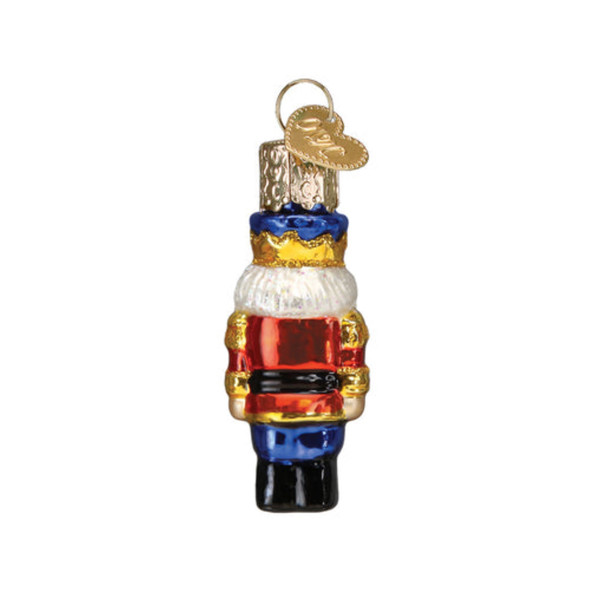 Old World Christmas Blown Glass Mini Ornament for Christmas Tree, Nutcracker Soldier