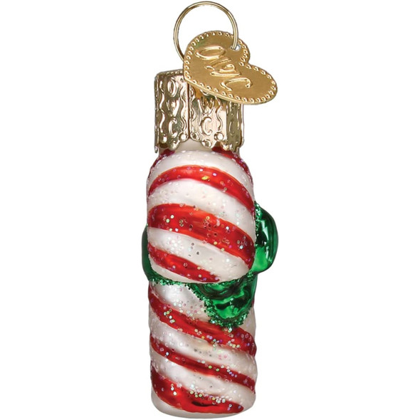 Old World Christmas Mini Glass Blown Ornament for Christmas Tree, Candy Cane