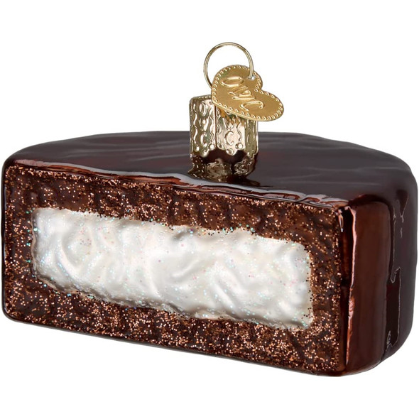 Old World Christmas Glass Blown Ornament for Christmas Tree, Hostess Ding Dong Treat