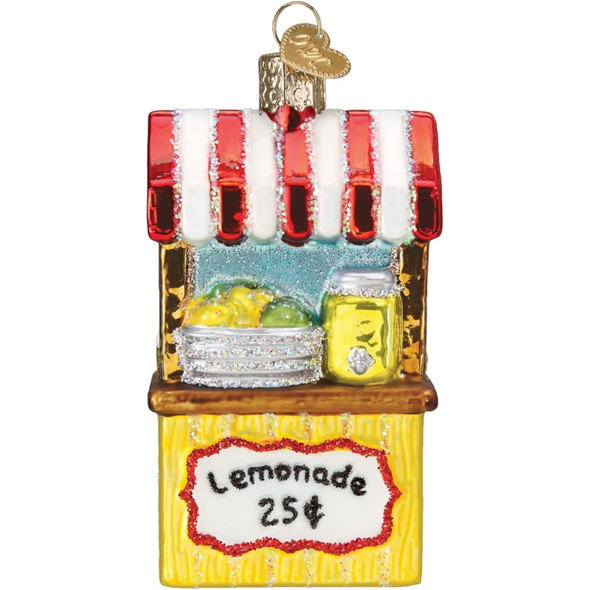 Old World Christmas Glass Blown Ornament for Christmas Tree, Lemonade Stand