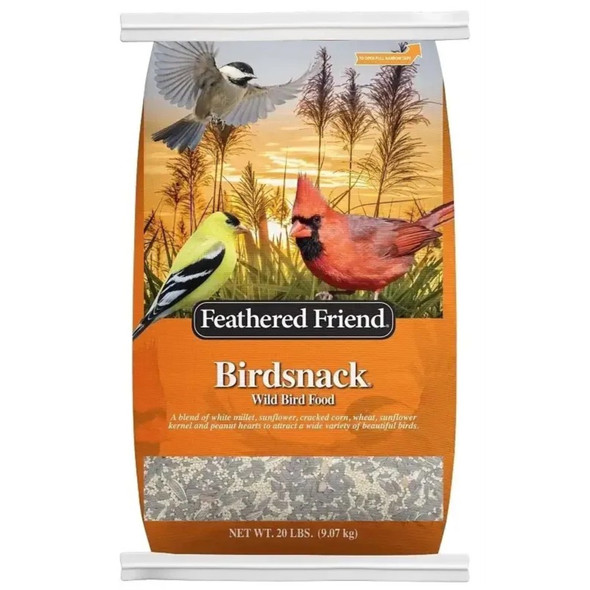 Feathered Friend Birdsnack Wild Bird Food, 20lb Bag