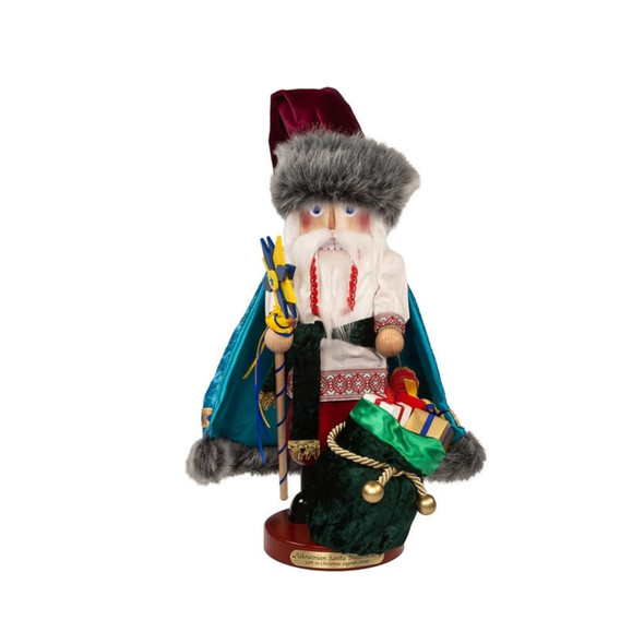 Steinbach Big Nutcrackers, Christmas Legends Series #30, Ukrainian Star Man Santa Nutcracker, 17"