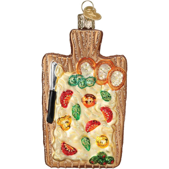 Old World Christmas Blown Glass Ornament for Christmas Tree, Butter Board