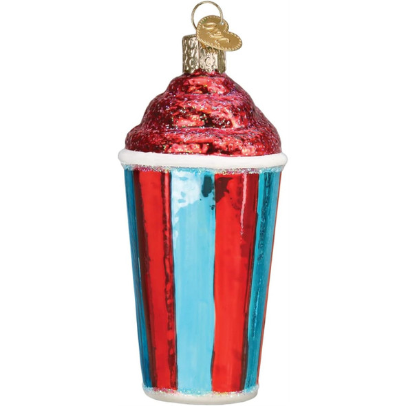 Old World Christmas Icee Blown Glass Holiday Ornament