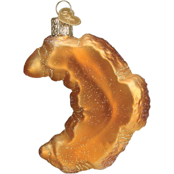 Old World Christmas Blown Glass Ornament for Christmas Tree, Croissant