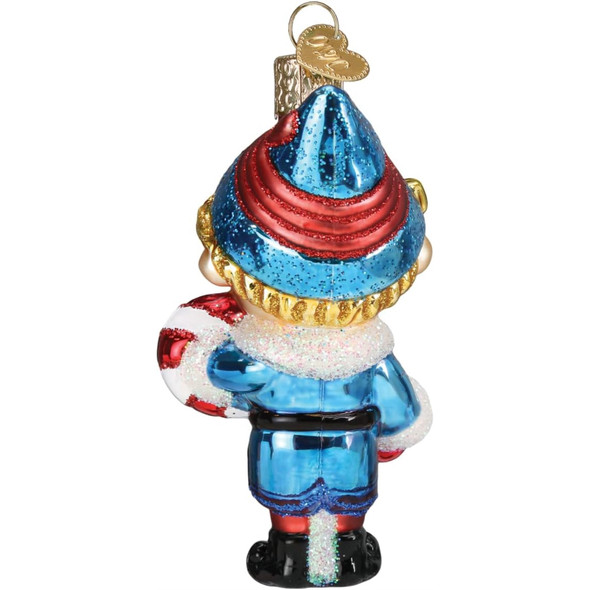 Old World Christmas Blown Glass Ornament for Christmas Tree, Hermey The Elf
