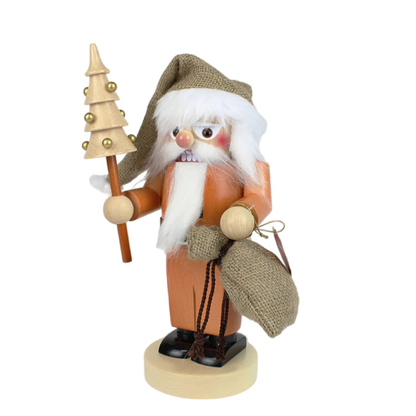 Steinbach Wooden Big Nutcracker, German Christmas Decoration, Santa Claus Natural, 10.5"