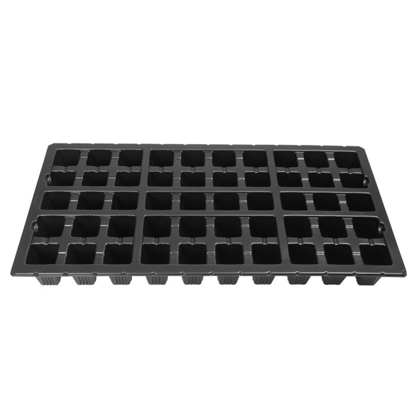 SUNPACK 21" x 11" Heavy Duty 50-Cell Square Insert, Black, 2.5"