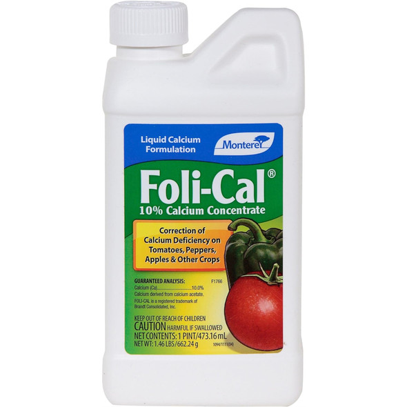 Monterey Foli-Cal Calcium Amendment Liquid Concentrate for Gardening, 16oz