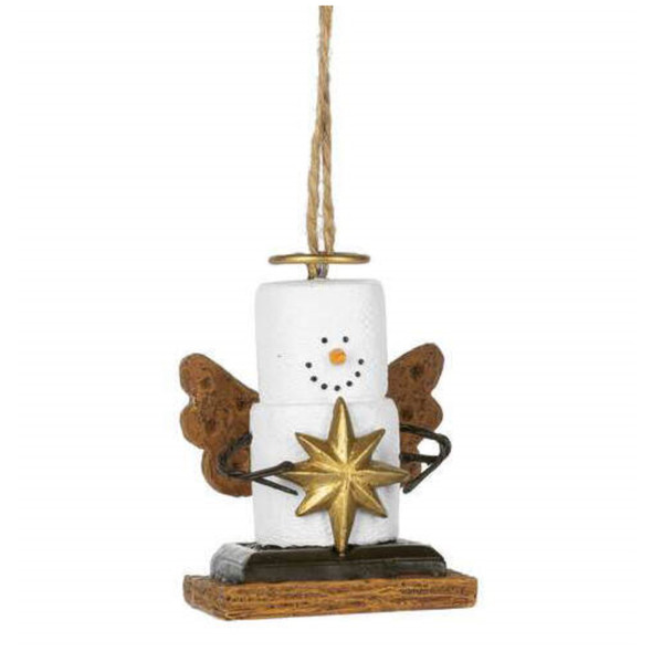 Ganz S’mores Hanging Resin Ornament for Christmas Tree, Angel