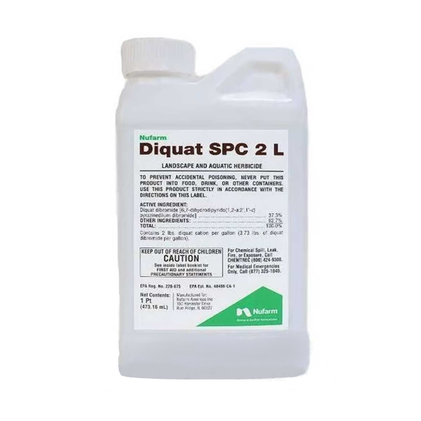 Nufarm Diquat SPC 2L Landscape and Aquatic Herbicide Concentrate, 1 Pint