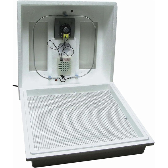 Farm Innovators Heated Digital Air Incubator – 40W, Circulated Air, 4-Dozen Egg Capacity, White Farm Innovators Heated Digital Air Incubator – 40W, Circulated Air, 4-Dozen Egg Capacity, White
