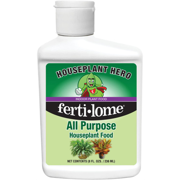 Fertilome Houseplant Hero 10-10-10 All Purpose Houseplant Food Concentrate, 8oz