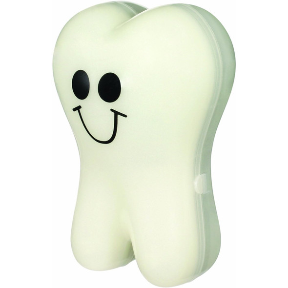 Toysmith Twinkle Toof Tooth Holder, Glow in the Dark, 3.5"