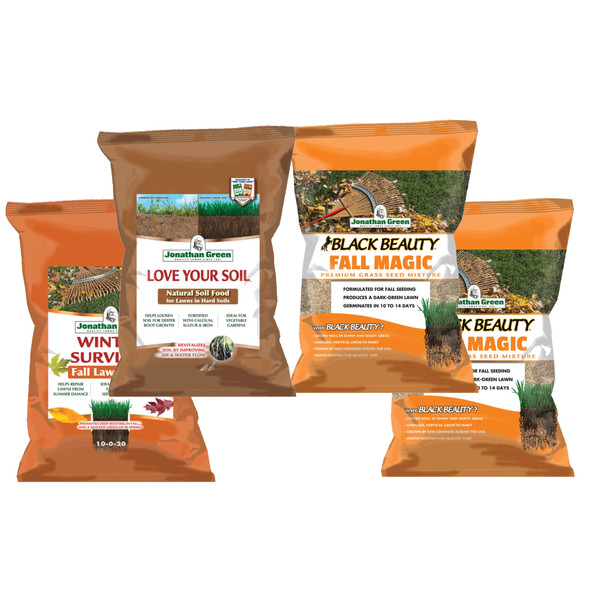 Jonathan Green 4-in-1 Fall Lawn Care Bundle, Covers up to 15,000 sq ft