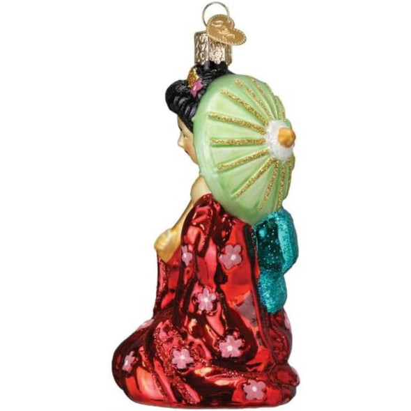 Old World Christmas Blown Glass Ornament for Christmas Tree, Geisha