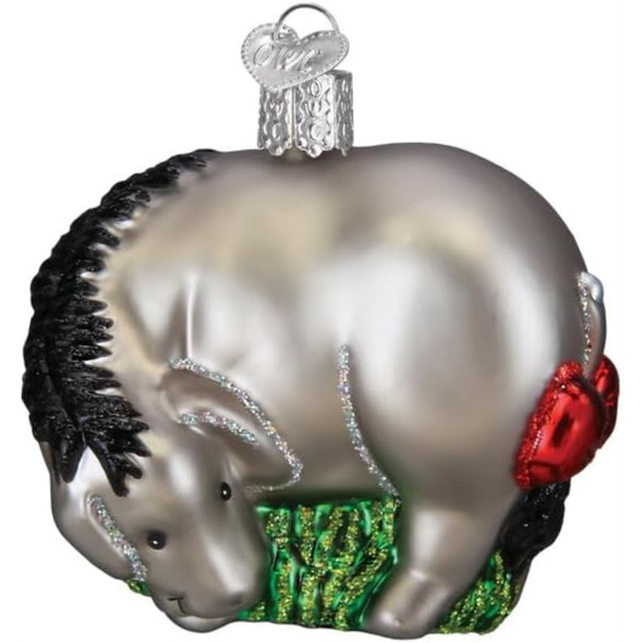 Old World Christmas Blown Glass Ornament for Christmas Tree, Eeyore