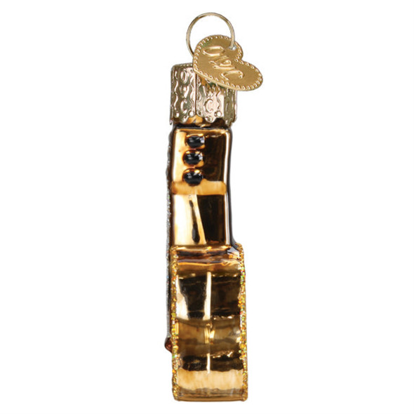 Old World Christmas Blown Glass Ornament for Christmas Tree, Mini Guitar