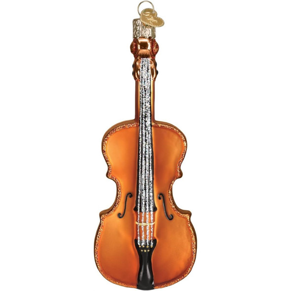 Old World Christmas Blown Glass Ornament for Christmas Tree, Violin