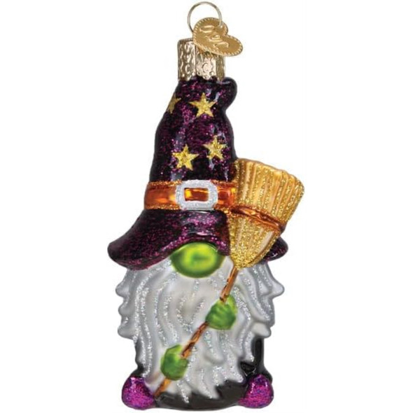 Old World Christmas Halloween Ornament Collection for Tree, Witch Gnome