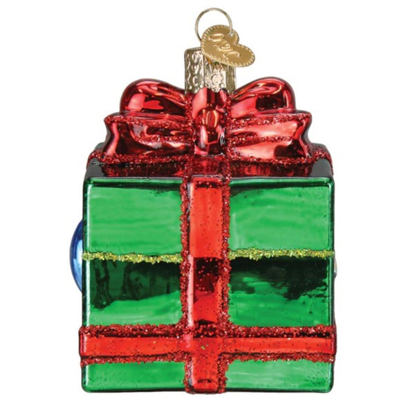 Old World Christmas Blown Glass Ornament for Christmas Tree, D & D Holiday Mimic (with OWC Gift Box)