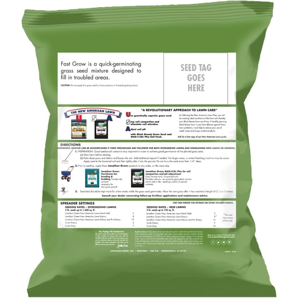 Jonathan Green Fast Grow Rapidly Establishing Grass Seed Mixture