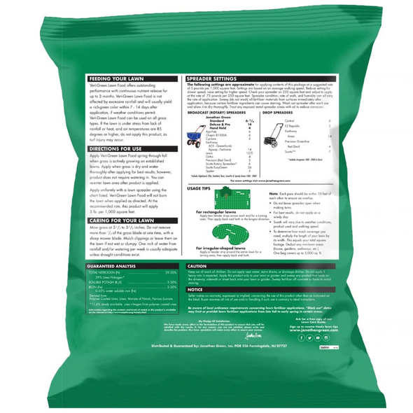 Jonathan Green VERI-GREEN 29-0-3 Slow-Release Lawn Food