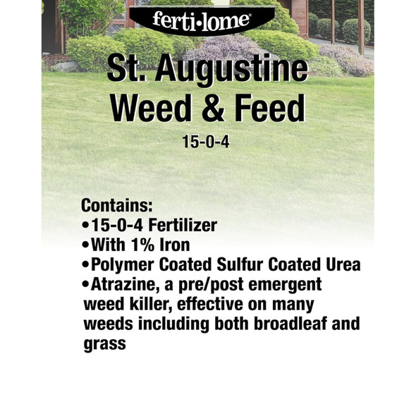 Fertilome St. Augustine 15-0-4 Weed & Feed Lawn Fertilizer