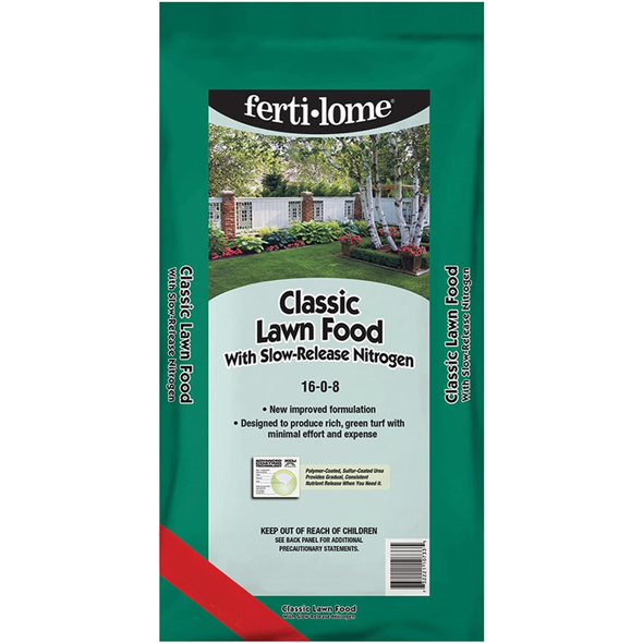 VPG Fertilome Classic Lawn Food w/ Slow-Release Nitrogen 16-0-8