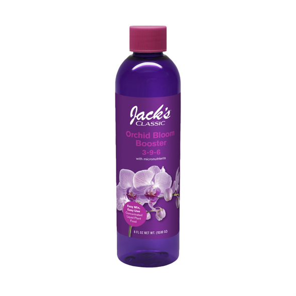Jack's Classic 3-9-6 Orchid Bloom Booster Liquid Plant Food with Micronutrients, 8 fl. oz.