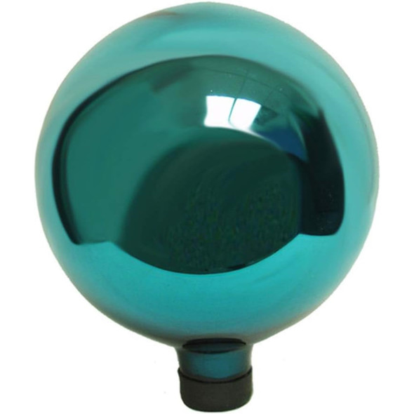 Echo Valley Smooth and Shiny Gazing Globe for Home, Garden, or Patio Decoration, Teal, 10in