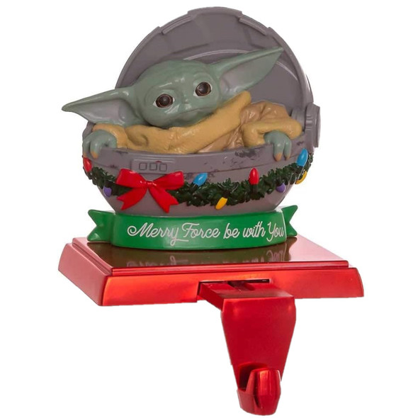 Kurt Adler Star Wars The Child Stocking Holder, Multicolored, 5in Kurt Adler Star Wars The Child Stocking Holder, Multicolored, 5in