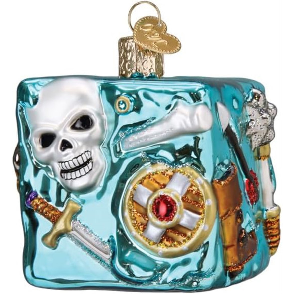 Old World Christmas Blown Glass Ornament for Christmas Tree, D & D Gelatinous Cube